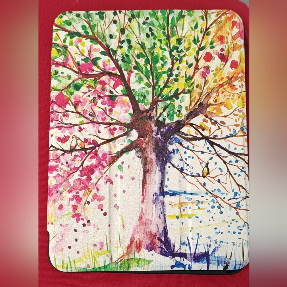 Green and Pink iPad Mini 6 Case with Expressive Design